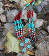 Necklaces Default Turquoise Tibetan Passion Necklace jn082