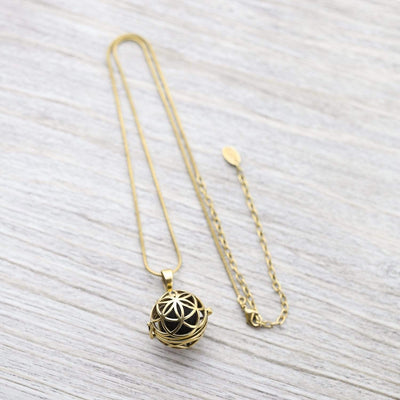 Flower of Life Diffuser Necklace