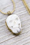 Necklaces Granite Skull Reminder Necklace JN806