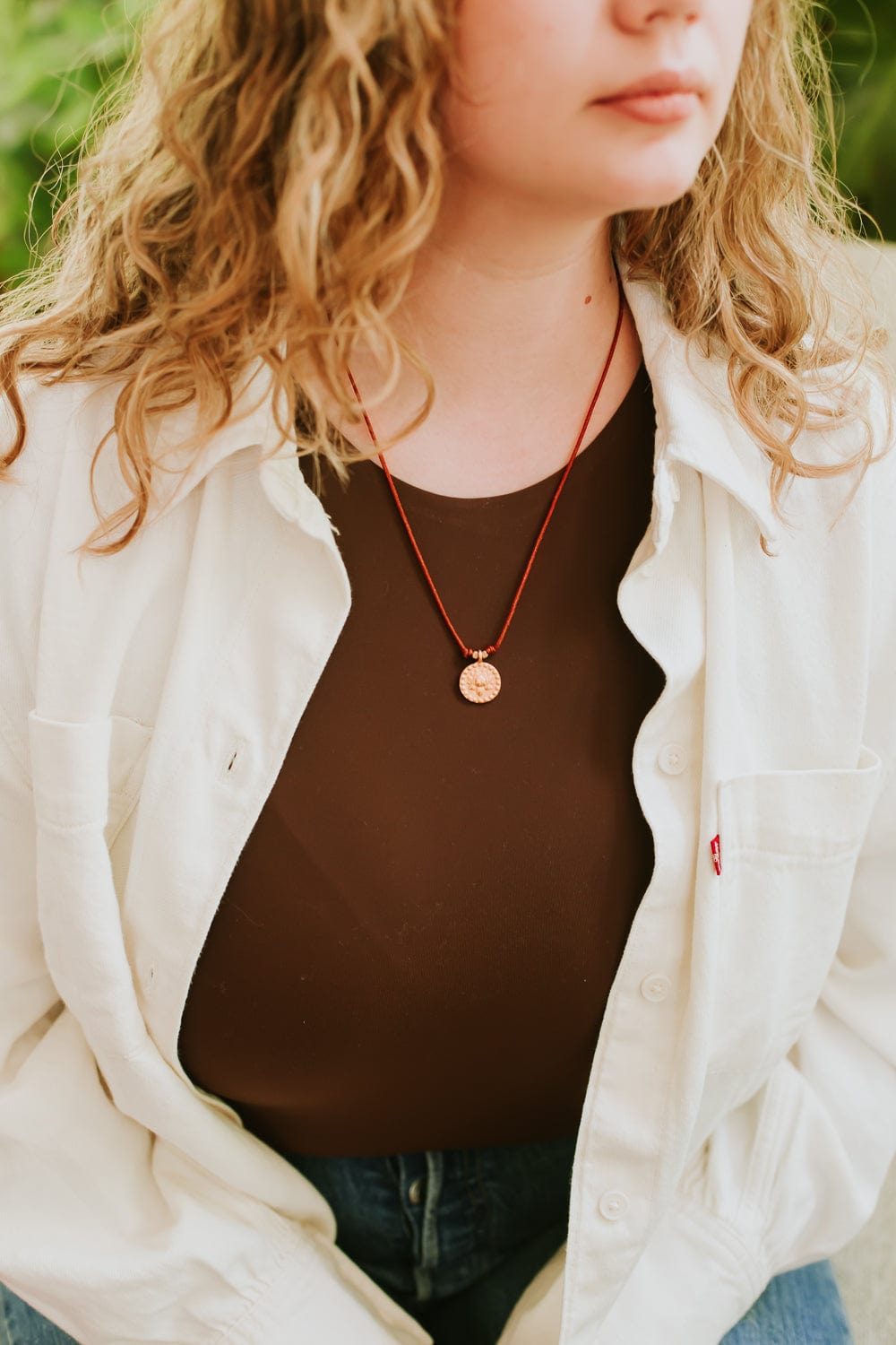 Necklaces Healing Om & Lotus Necklace JN829