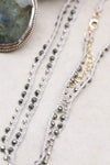 Necklaces Labradorite Gemstone Pendant Necklace JN786
