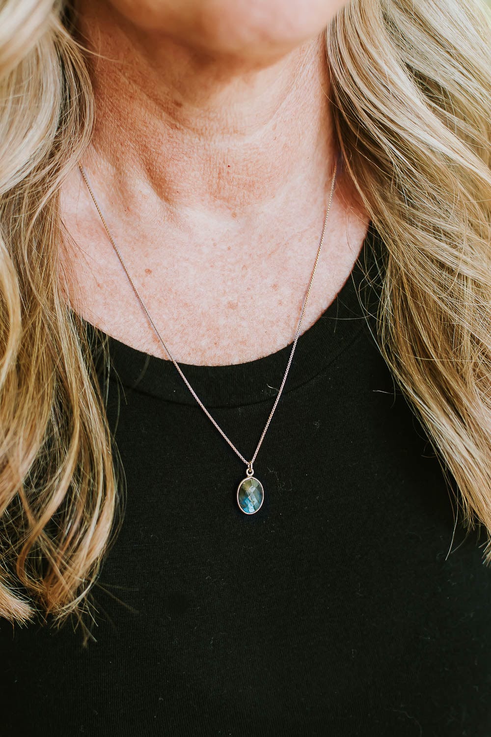 Necklaces Labradorite Intuition Necklace JN818