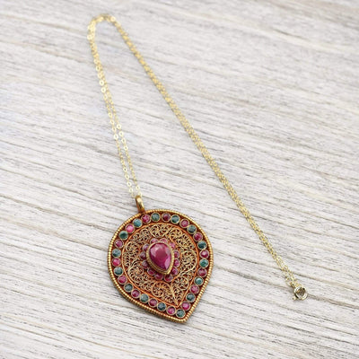 Passionate Ruby Necklace