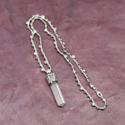Necklaces Quartz Crystal Energy Necklace JN793