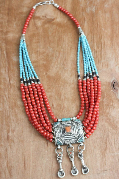 Necklaces Realization of Inner Peace Tibetan Necklace JN637