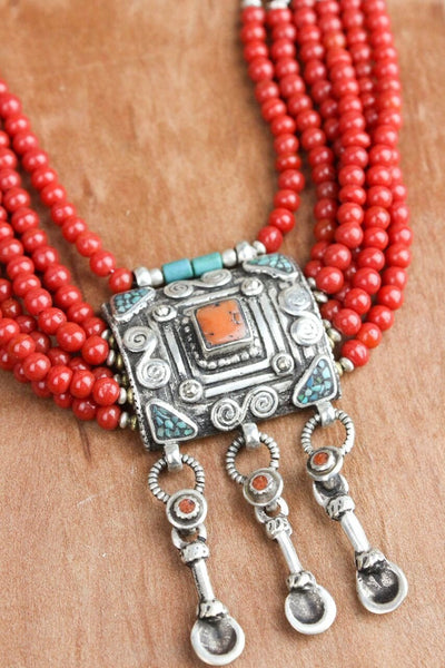 Necklaces Realization of Inner Peace Tibetan Necklace JN637