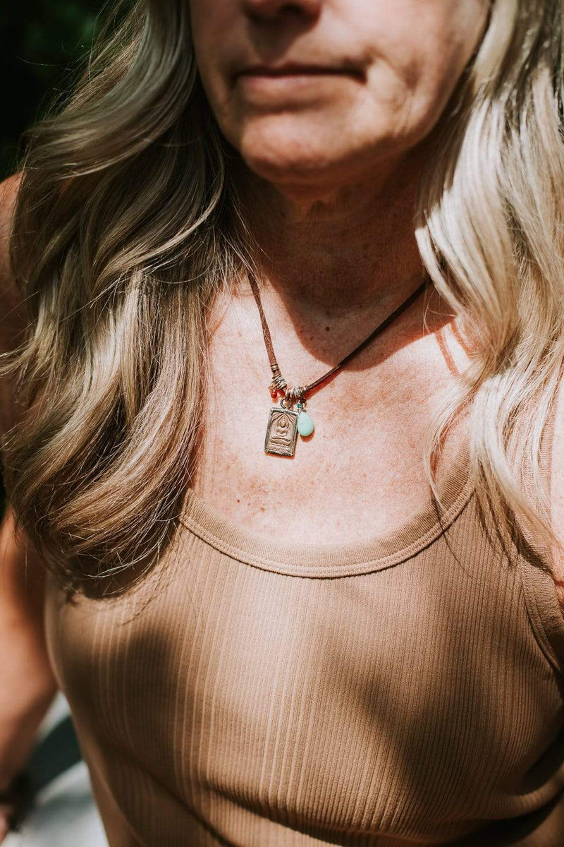 Necklaces Thai Buddha Protection Amulet Necklace JN031