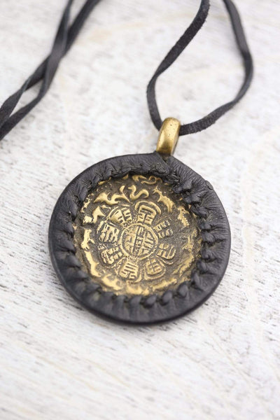 Tibetan Astrology Calendar Necklace