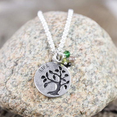Necklaces Tiny Tree of Life Dharma Necklace JN694