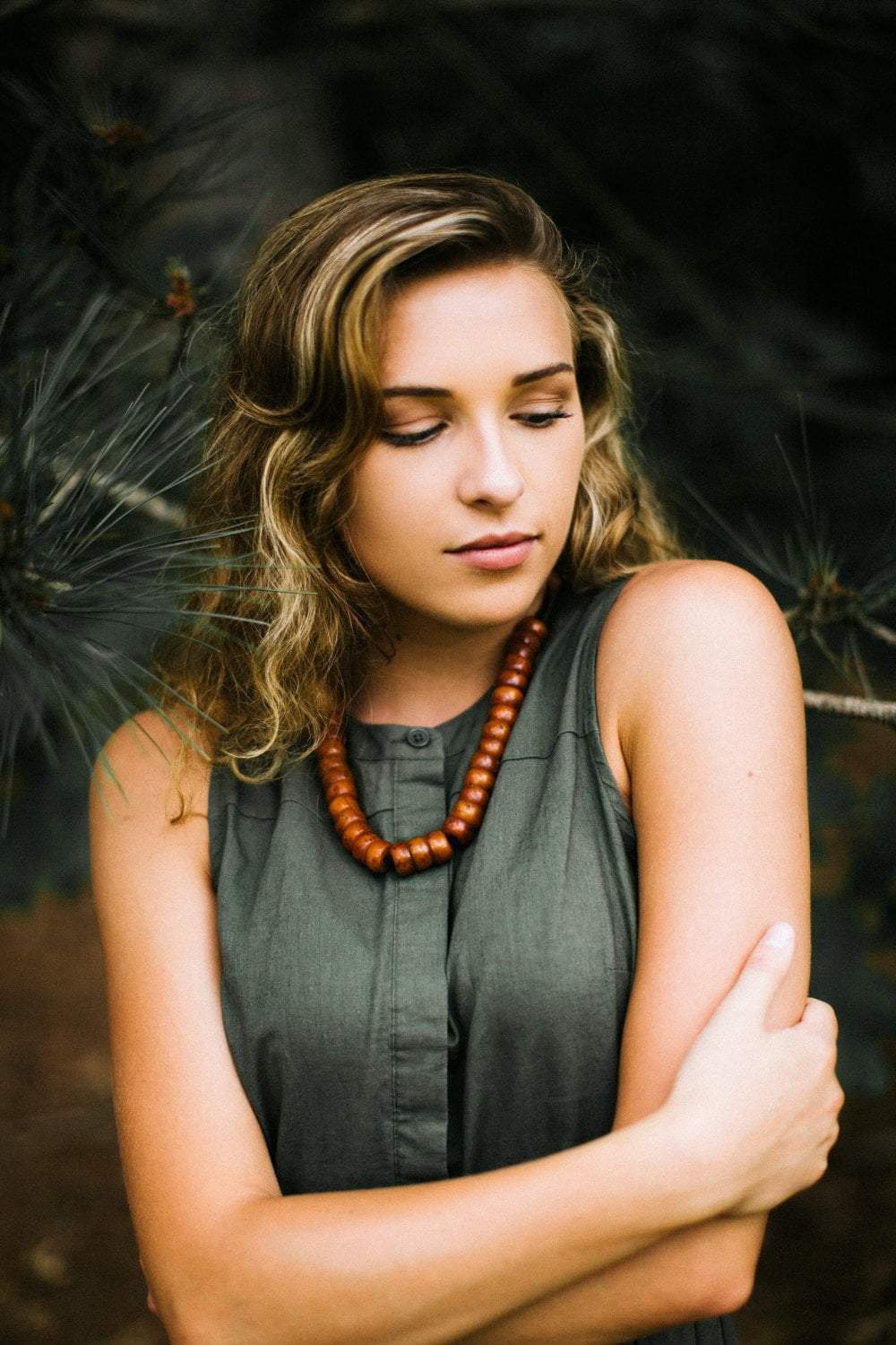 Necklaces Vintage Copal Amber Necklace JN762