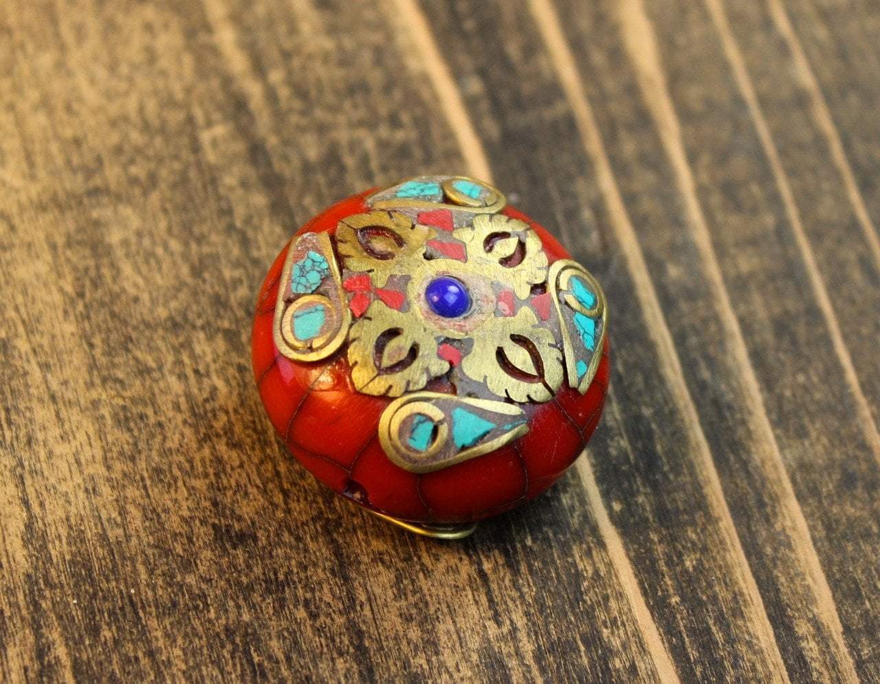 New Items,Under 35 Dollars Default Double Dorje Coral Bead be087