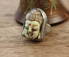 One of a Kind,Jewelry,New Items,Buddha,Men's Jewelry,Men,Women Default Large Bone Buddha Adjustable Ring JR200