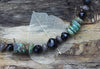 One of a Kind,Jewelry,New Items,Tibetan Style Default Onyx and Turquoise One of a Kind Necklace jn350