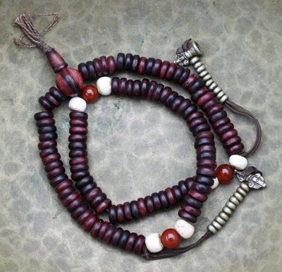 One of a Kind,Mala Beads,New Items,Tibetan Style,Men's Jewelry Default One of a Kind Bone Monk's Mala 10 monksmala11