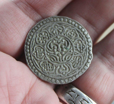One of a Kind,New Items,Tibetan Style Default Tibetan Silver Coin Circa 1940's rare3