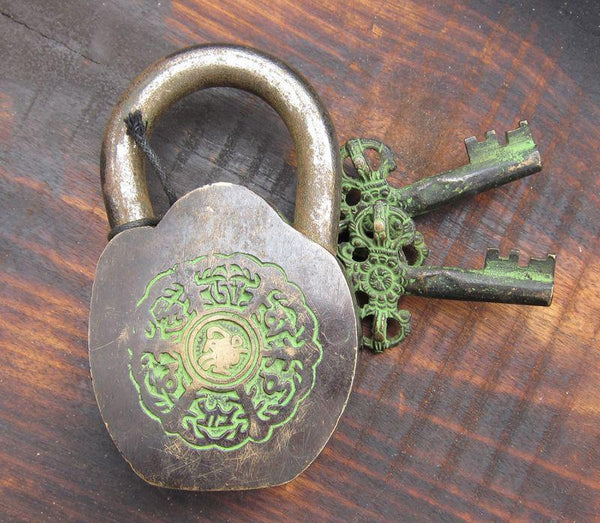 Green Tara Operational Padlock - DharmaShop