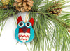 Ornaments Default Fair Trade Blue Owl Ornament HO030