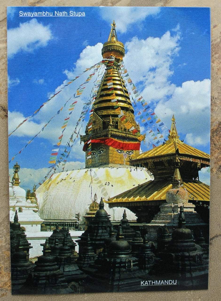 Paper Goods Default Swayambhunath Stupa Postcard pc002