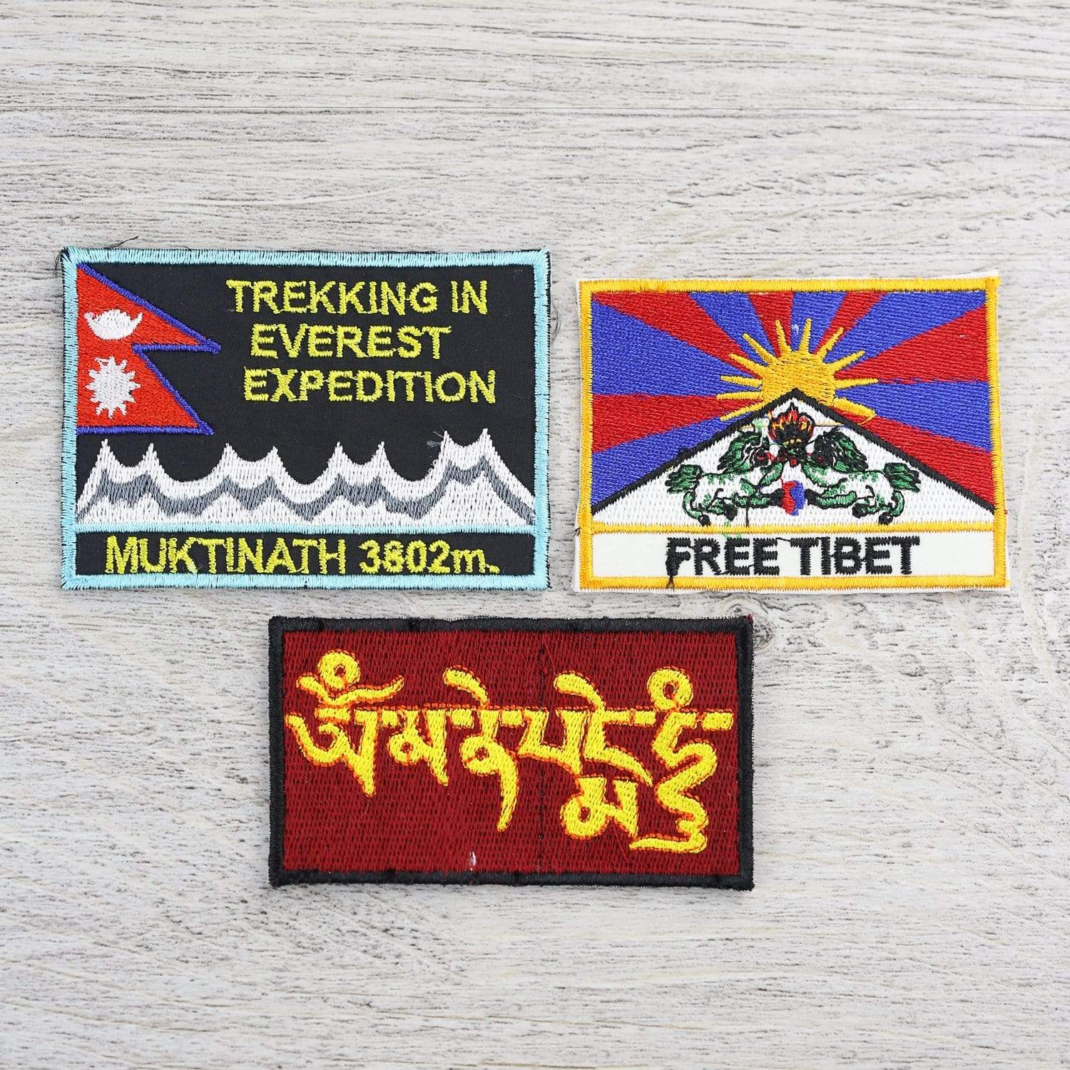 Nepal Flag Iron On Patch Sew On Kathmandu Nepali Mount Everest Embroidered Badge - Foto 9