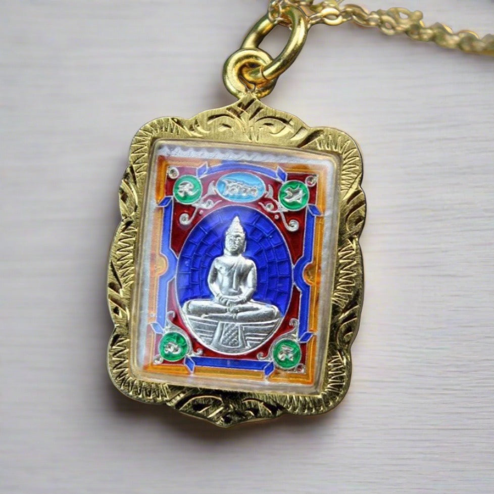 Pendants Beautiful Thai Buddha Amulet jpthai084