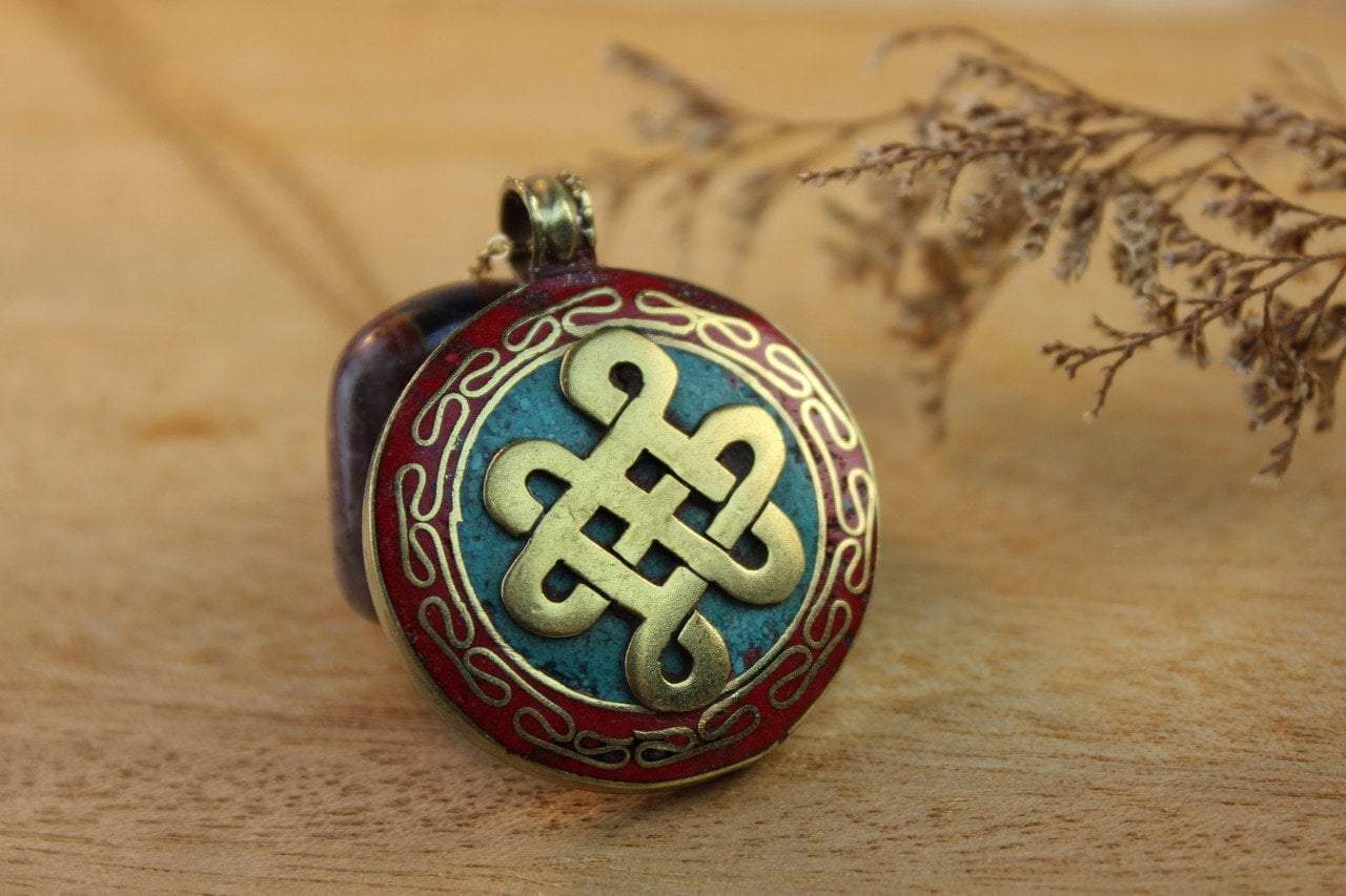 Pendants Default Brass Endless Knot Pendant jp560