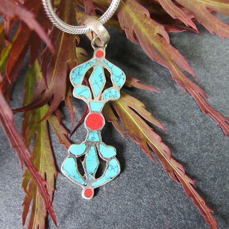 Pendants Default Dorje Turquoise Pendant jp013