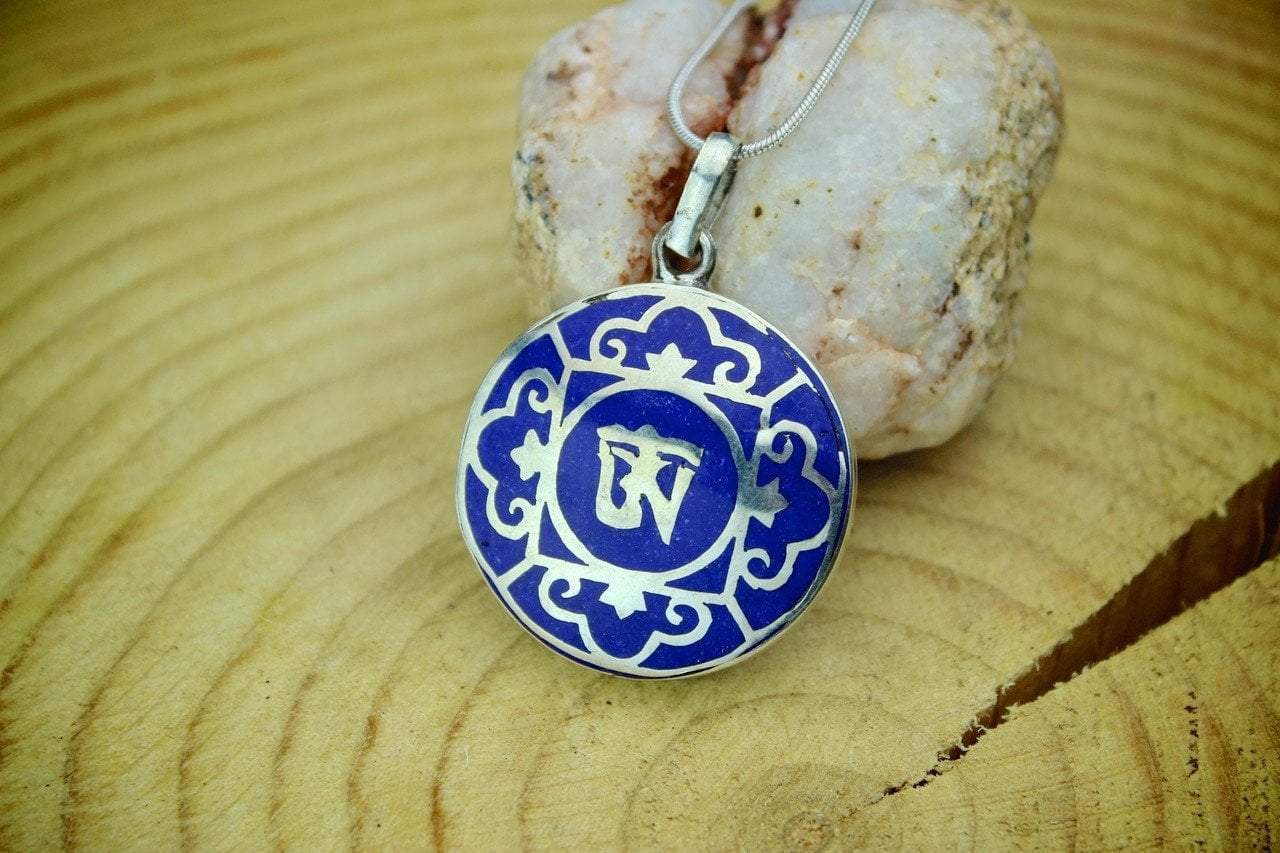 Pendants Default Lapis Eye Mandala Pendant jp425