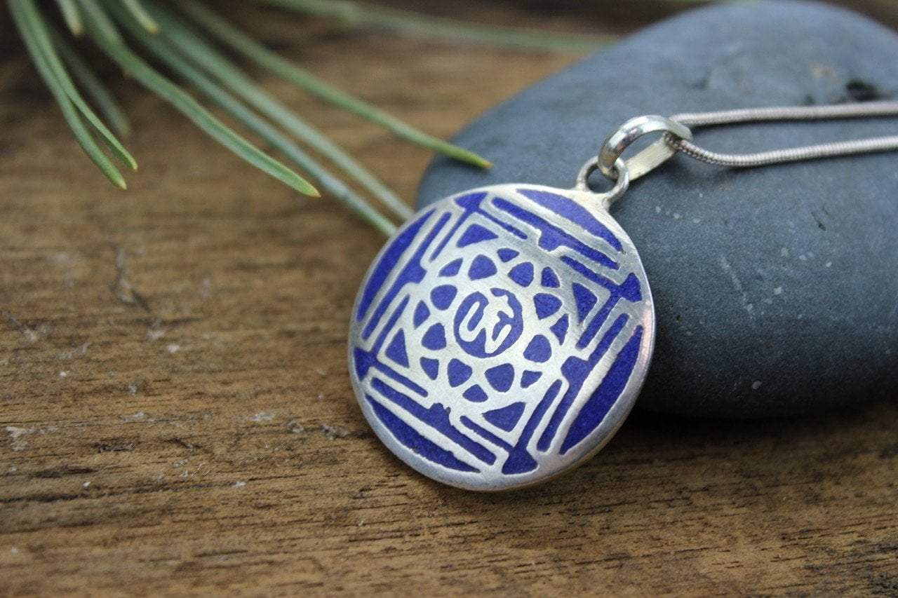 Pendants Default Lapis Om Mandala Pendant jp453