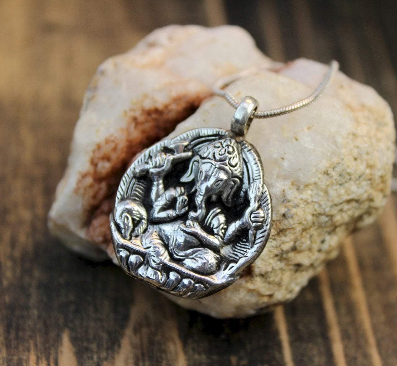 Pendants Default Powerful Ganesh Pendant jp513