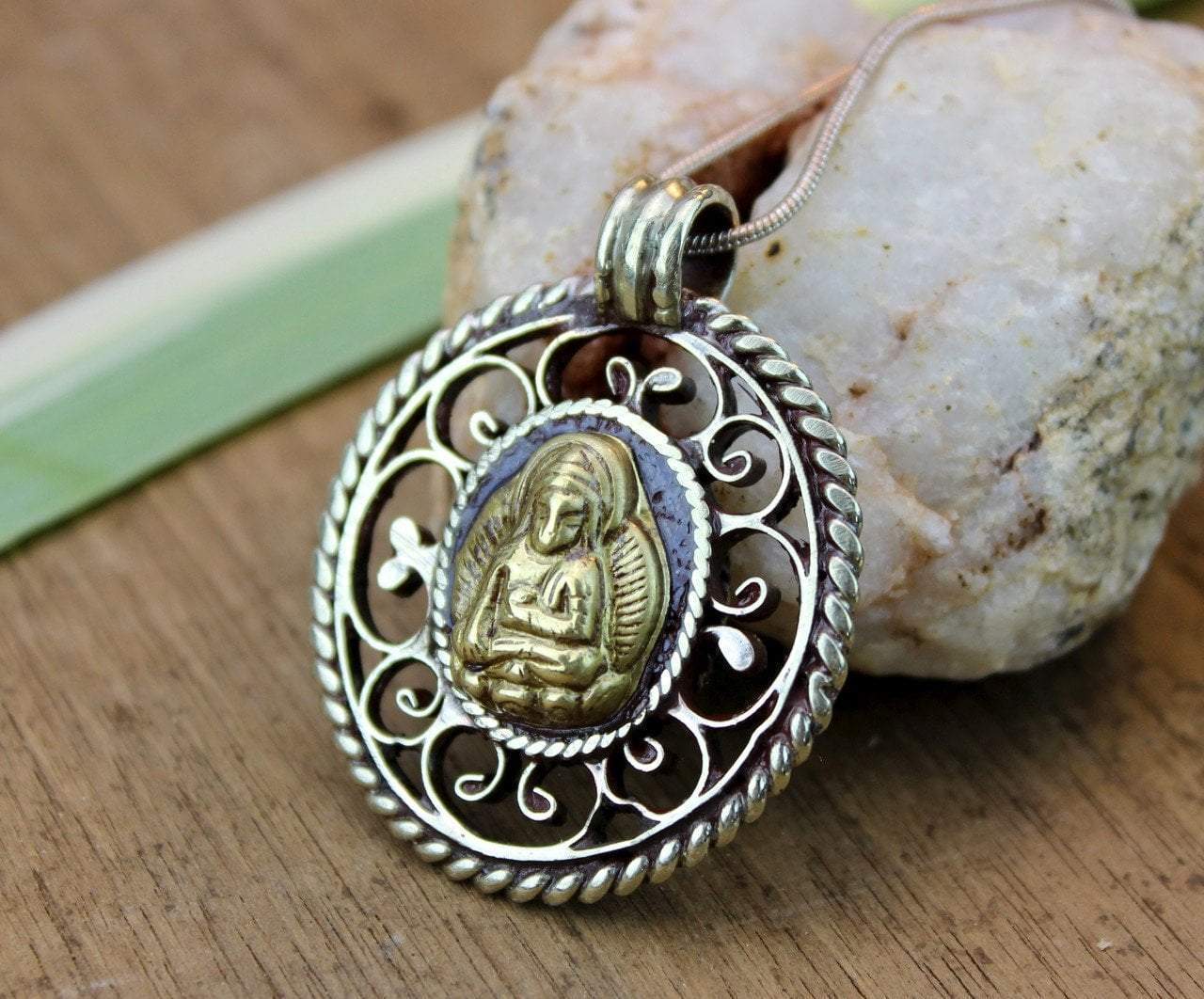 Pendants Default Reversible Lapis Medicine Buddha Pendant jp541