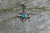 Pendants Default Silver and Turquoise Double Dorje Pendant jp404