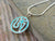 Pendants Default Turquoise and Sterling Circle Silver Om Pendant jp223