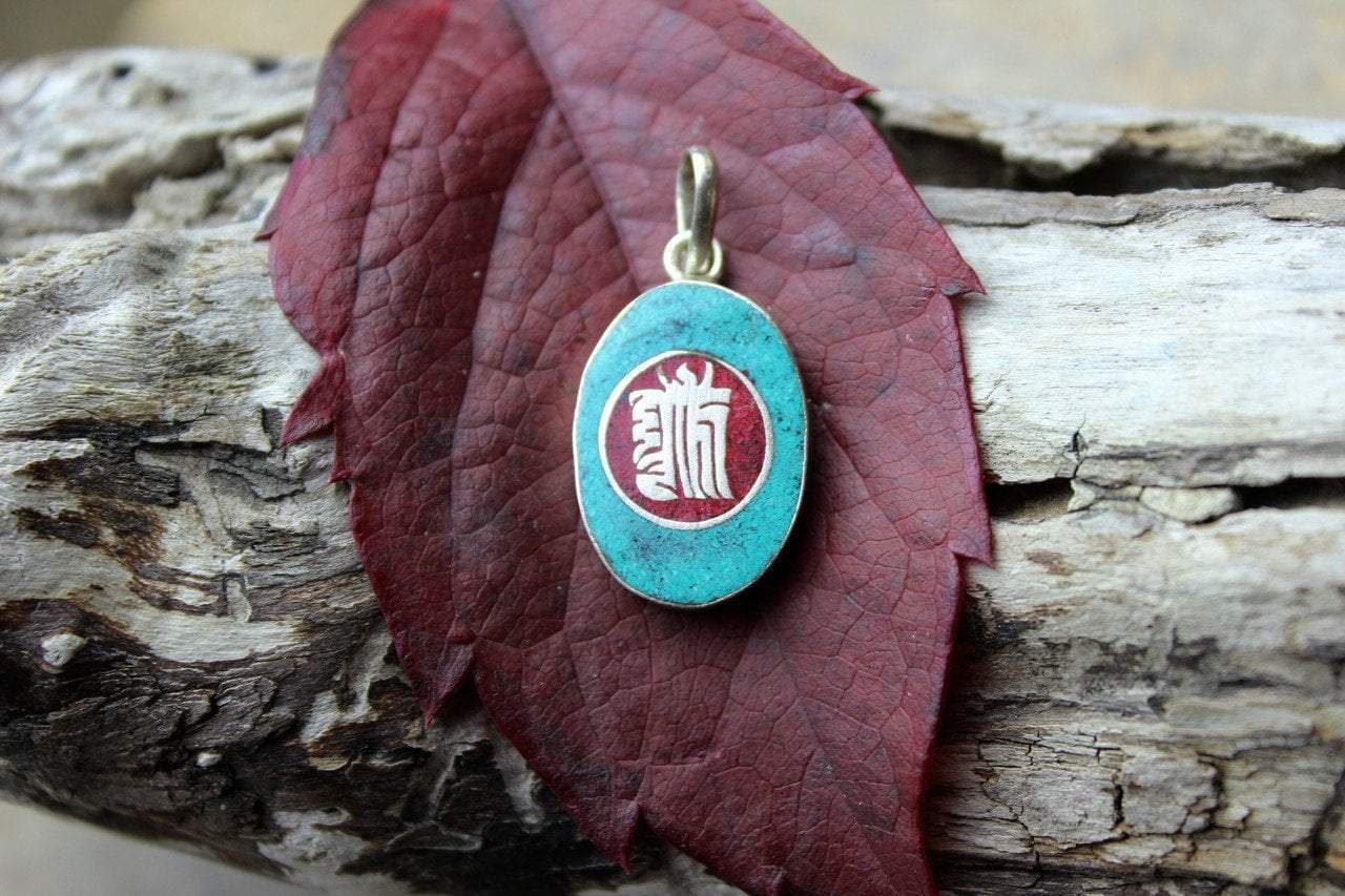 Pendants Turquoise Kalachakra Pendant JP346