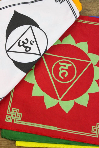 Prayer Flags 7 Chakra Energy Prayer Flags PF077