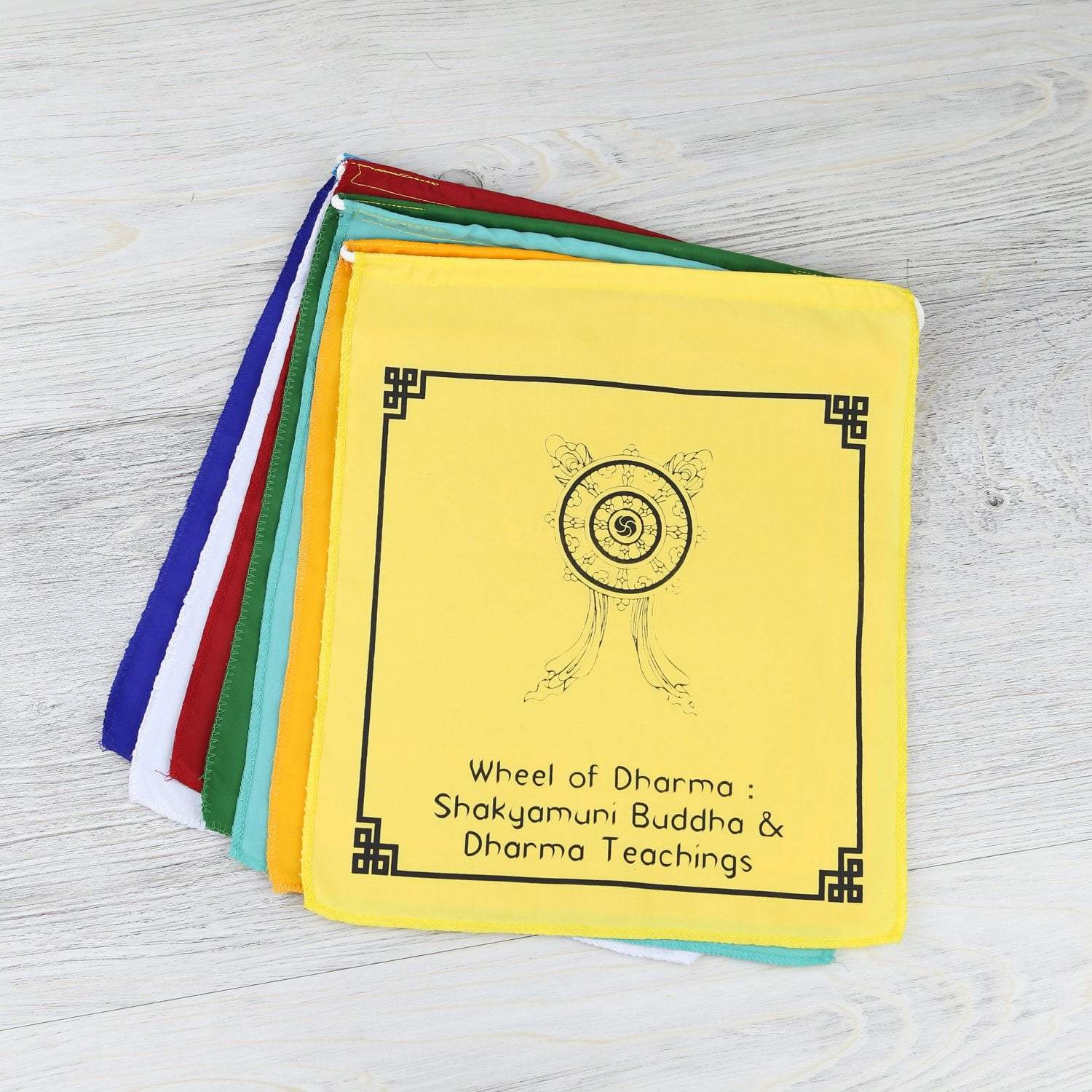 Prayer Flags Default 8 Auspicious Symbols Prayer Flags pf044