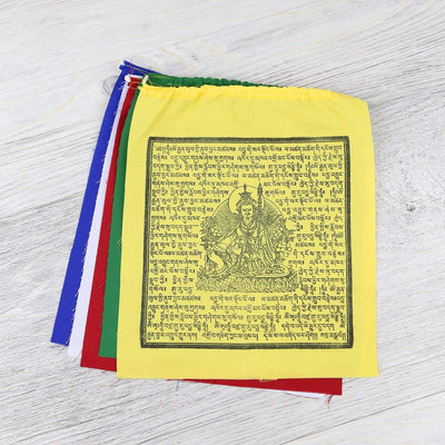 Prayer Flags Default Cotton Guru Rinpoche Set of 5 pf084