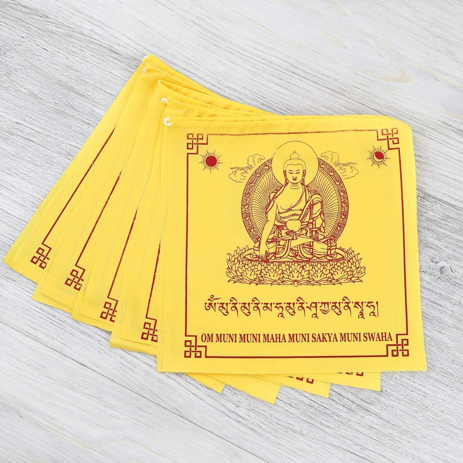 Prayer Flags Default Cotton Shakyamuni Prayer Flags pf124