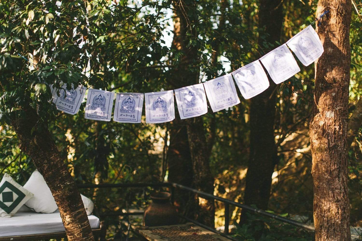 Embodiment of Compassion Prayer Flags - DharmaShop
