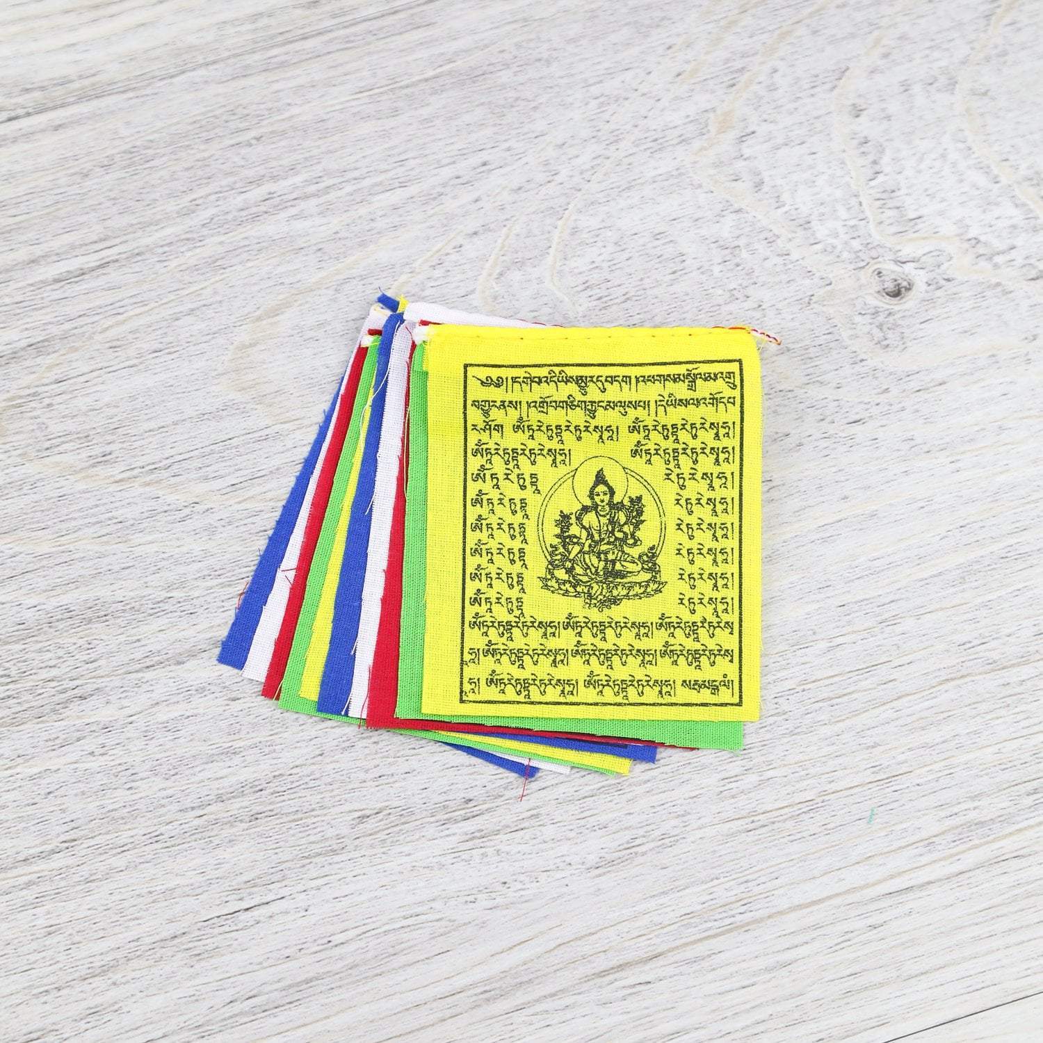 Prayer Flags Default Tiny Green Tara Prayer Flags PF125