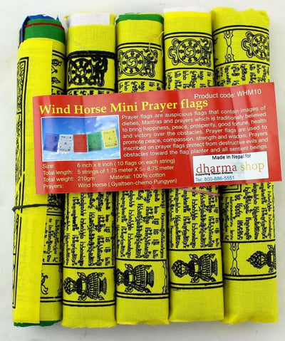 Prayer Flags Default Windhorse Prayer Flags 5 Roll Gift Set pf075