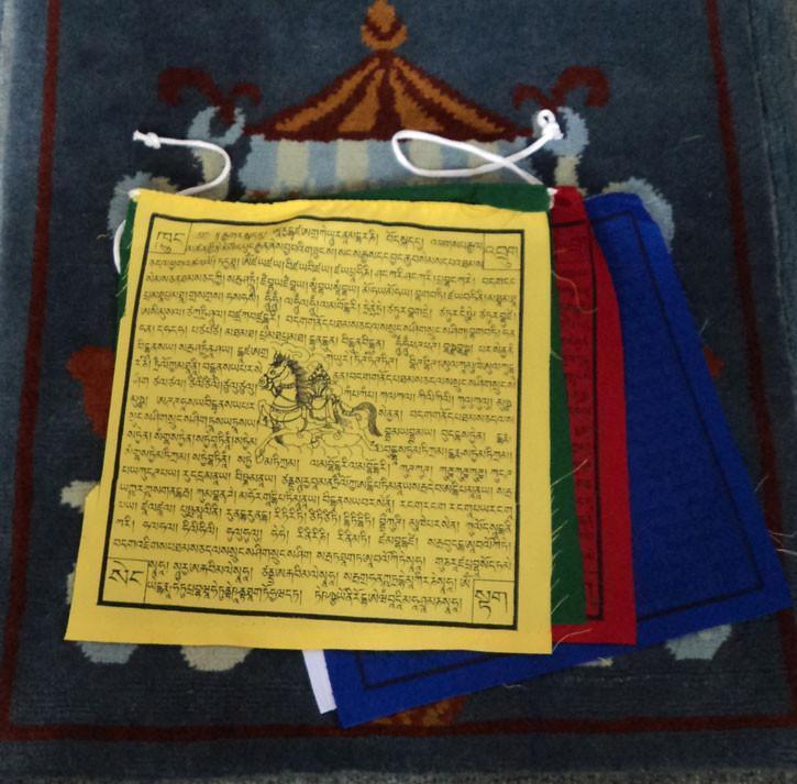 Prayer Flags,New Items Default Windhorse  Five Color  Cotton  Prayer Flags pf110