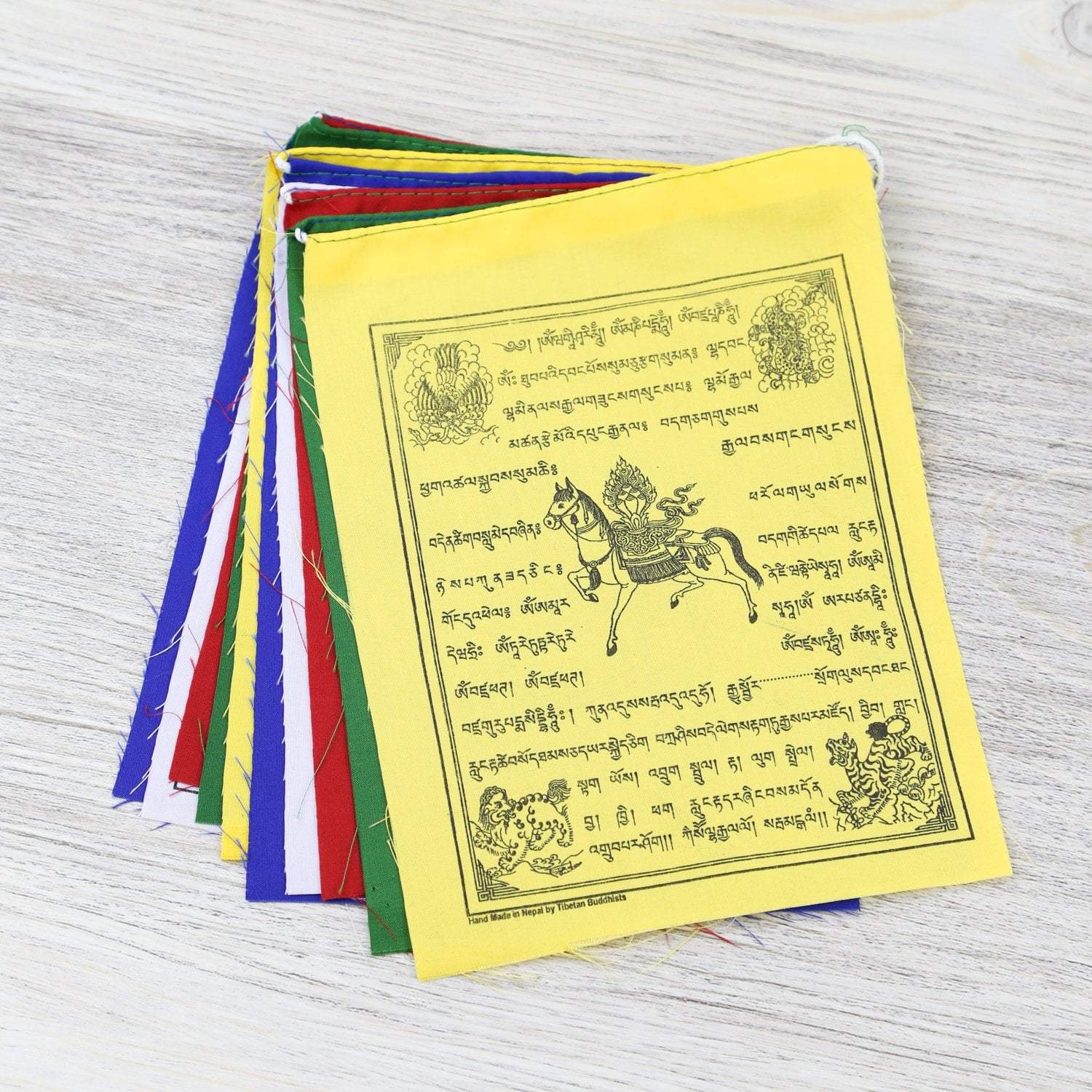 Prayer Flags Traditional Prayer Flags Set of 10 pf069