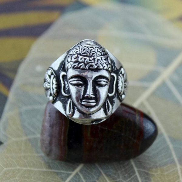 Buddha Ring. Budha Ring. Male Ring. Woman Ring. 925 Silver Ring. Miller Ring.  Buddhist Ring. Hindu Ring. Design Ring - Etsy