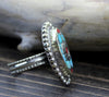 Rings 5 Adjustable Tibetan Coral and Turquoise Ring 2 jr139.05