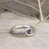 Rings 5 Feather Spiral Silver Ring JR215.05