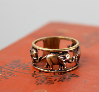 Rings 5 Our Handmade Elephant Ring JR083-5