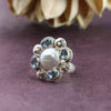 Rings 5 Topaz and Pearl Ring JR242.05