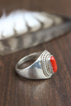 Rings 6 1/2 Antique Coral Passion Ring JR042.65