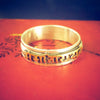Rings 6 Spinning Brass and Sterling Mantra Ring JR089 - 6