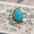 Rings 6 Turquoise Ring Vintage Style JR259.06